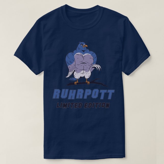 Ruhrpott pigeons design gift idea T-Shirt (Design Front)