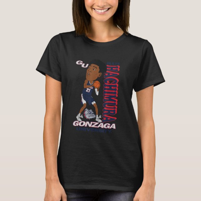 Rui Hachimura Gonzaga Bulldogs Basketball Player T-Shirt (Front)