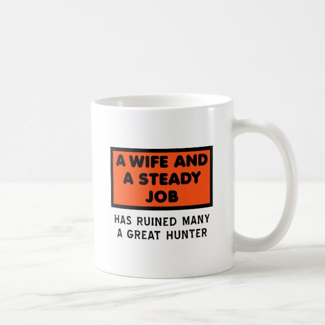 Ruined a Great Hunter Funny Mug (Right)