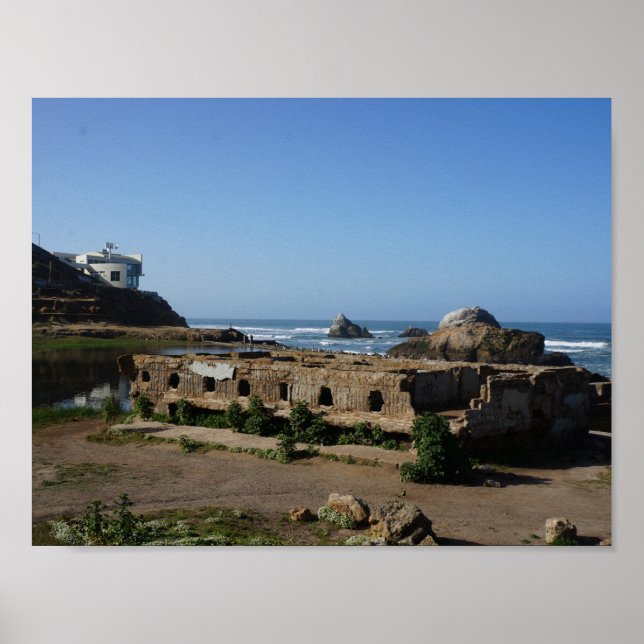 Ruines des bains de métro - Poster de San Francisc (Devant)