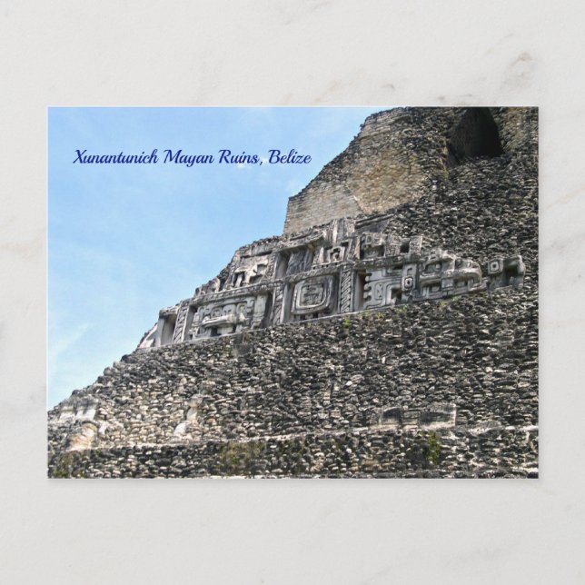 Ruines mayas de Xunantunich, Belize Carte postale (Devant)