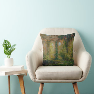 Ruins – Cour des comptes Ballroom Throw Pillow