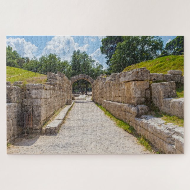ruins in Ancient Olympia, Elis, Greece Jigsaw Puzzle (Horizontal)