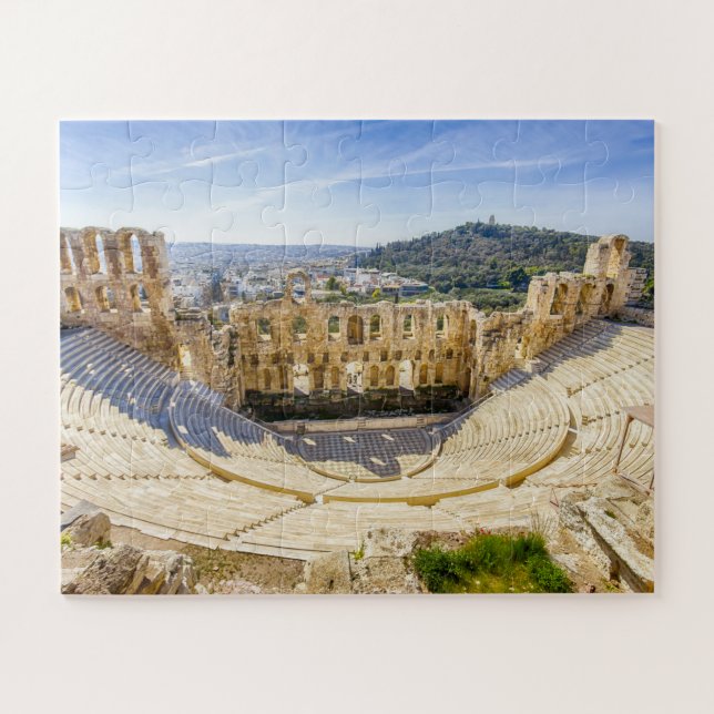 ruins of ancient theatre of Herodion Atticus Jigsaw Puzzle (Horizontal)