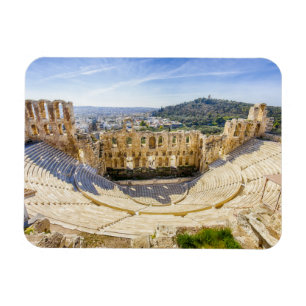 ruins of ancient theatre of Herodion Atticus Magnet