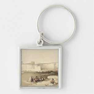 Ruins of Baalbec, May 5th 1839, plate 77 from Volu Keychain