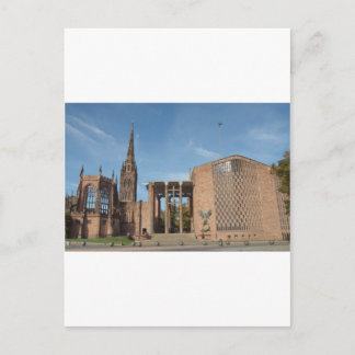 Ruins of bombed St Michael Cathedral, Coventry Postcard