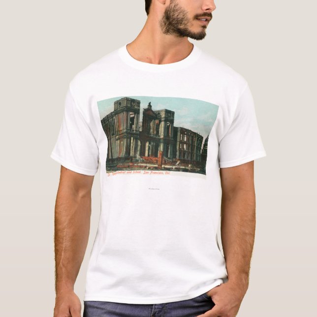 Ruins of St. Ignatius Cathedral and School T-Shirt (Front)