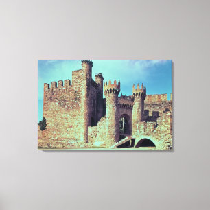 Ruins of the Castle of the Knights Templar Canvas Print