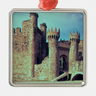 Ruins of the Castle of the Knights Templar Metal Ornament