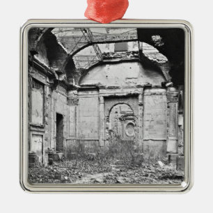 Ruins of the Cour des Comptes Metal Ornament