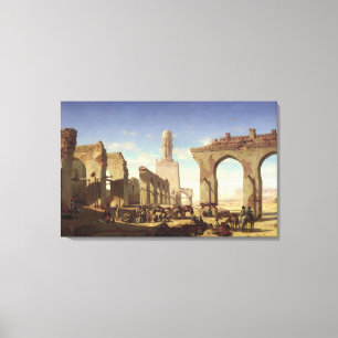 Ruins of the Mosque of the Caliph El Haken Canvas Print