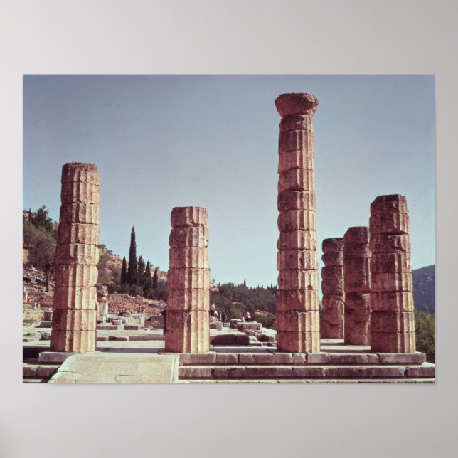 Ruins of the Temple of Apollo Poster (Front)