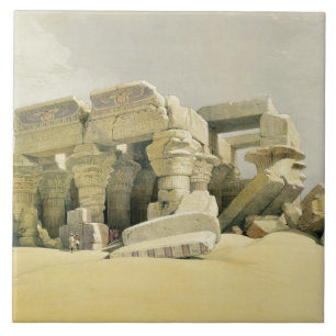 Ruins of the Temple of Kom Ombo, from "Egypt and N Tile