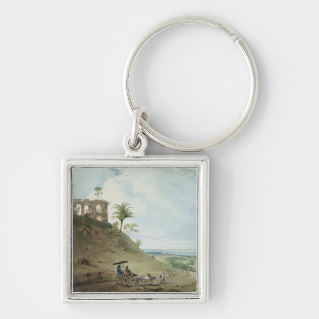 Ruins on Pir Pihar, near Monghy, Bihar, 1790 (w/c Keychain (Front)