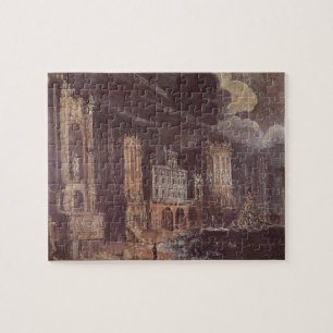 Ruins with the Legend of St. Augustine (oil on can Jigsaw Puzzle