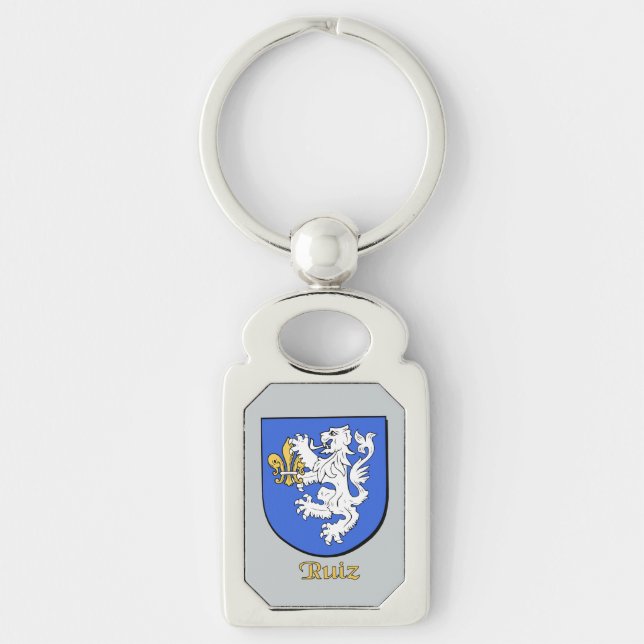 Ruiz Historical Shield Keychain (Front)