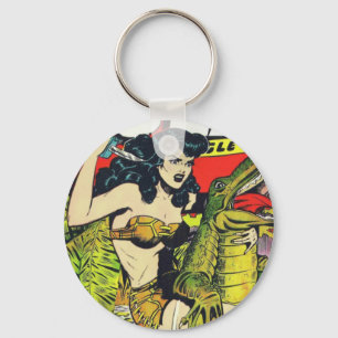 Rulah-Vintage Comic Book Keychain