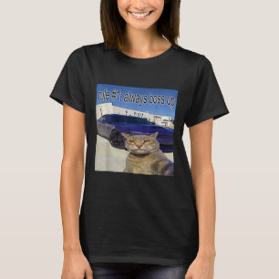 Rule 1 Always Boss Up Funny Cat Oddly Specific Dan T-Shirt