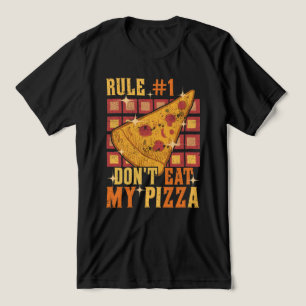Rule #1 Don't Eat My Pizza Tri-Blend Shirt