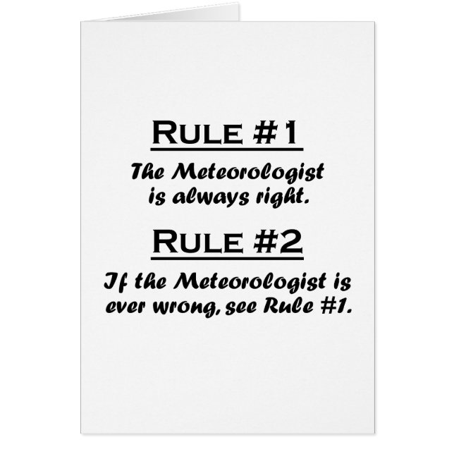 Rule Meteorologist (Front)