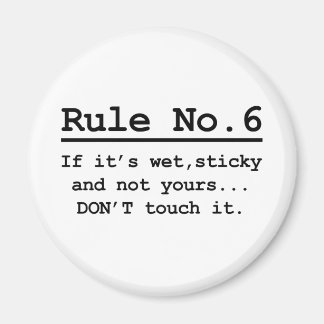 Rule No. 6 Magnet