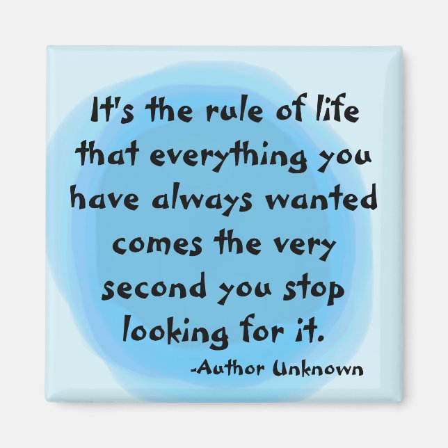 "RULE OF LIFE" MAGNET (Front)