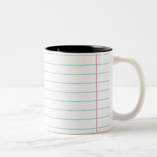 RULED LINED PAPER MUG