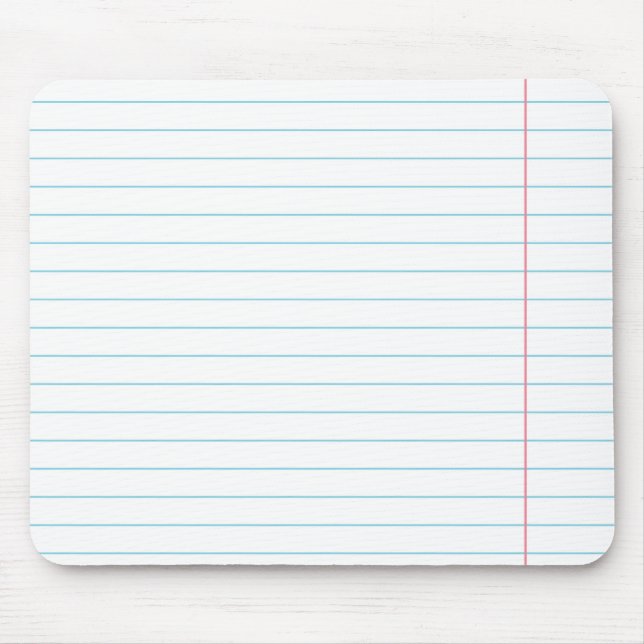 RULED PAPER MOUSEPAD (Front)