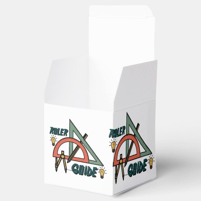 Ruler Guide, High School Favor Box (Opened)
