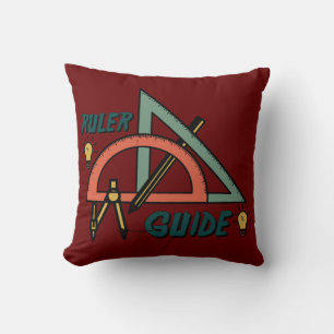 Ruler Guide, High School Throw Pillow