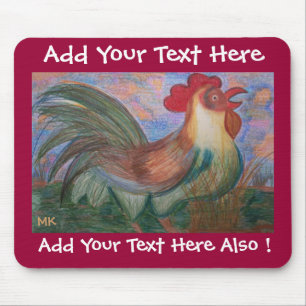 Ruler of the Roost Template Mouse Pad