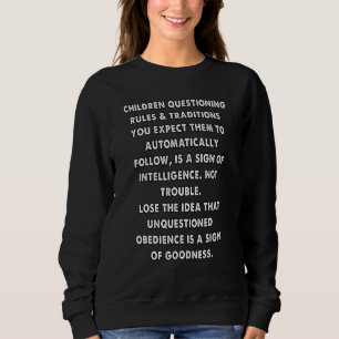 Rules And Regulations Parenting With Love Sweatshirt