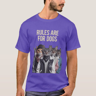 Rules are for Dogs retro vintage T-Shirt