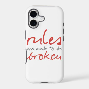 Rules Are Made To Be Broken iPhone 5/5S Case