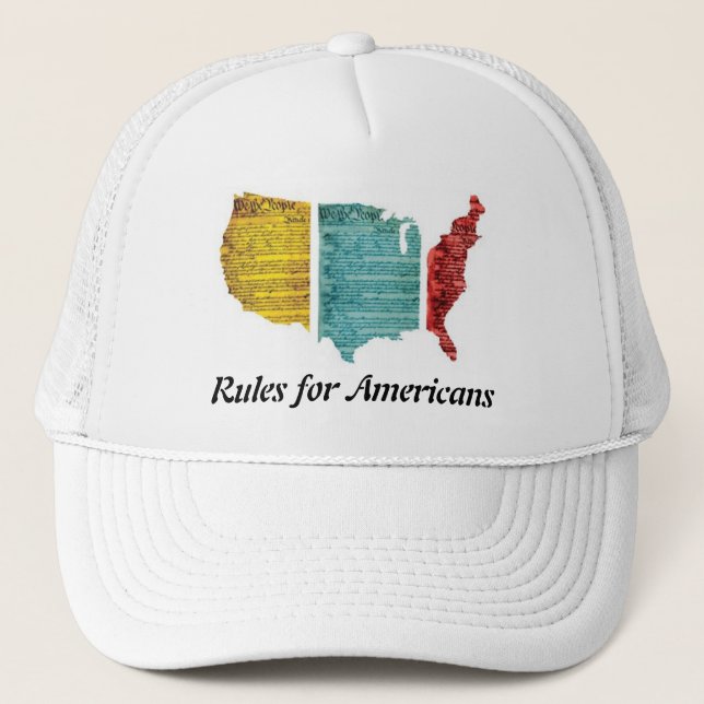 Rules for Americans Cap USA Logo (Front)