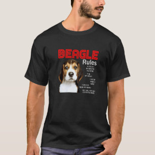 Rules For The Owner Of A Beagle Dog   1 T-Shirt