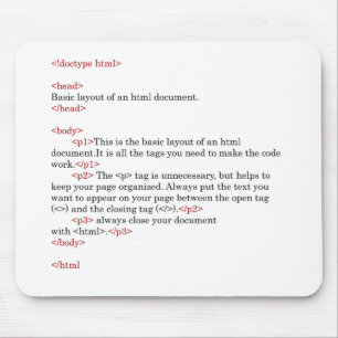 rules of html mouse pad