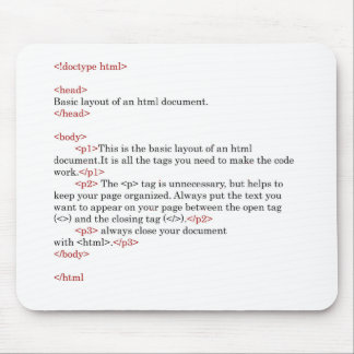 rules of html mouse pad