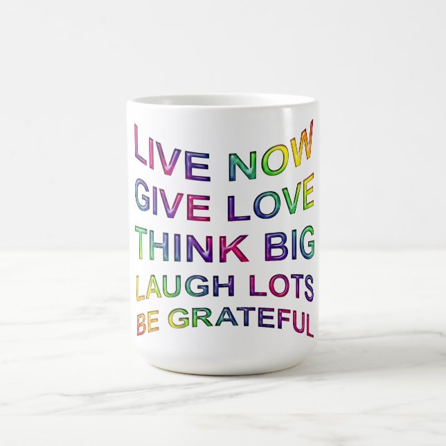 Rules Of Life Coffee Mug (Center)
