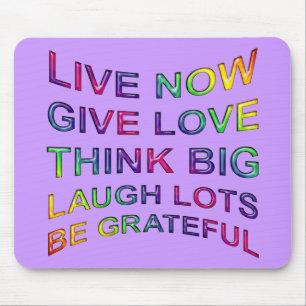 Rules Of Life Mouse Pad
