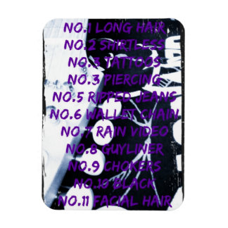 Rules of Rock Stars Photo Magnet