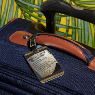 Rules to Lasting Relationships Luggage Tag