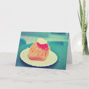 Rum baba greeting card