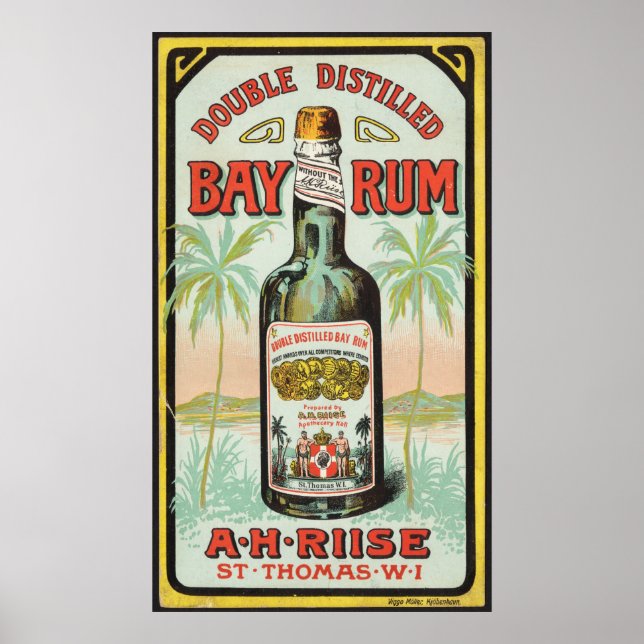 Rum Bottle Poster (Front)
