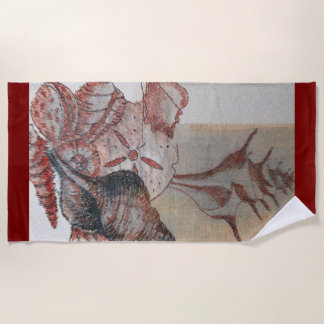 Rum Cay, Bahamas, Coquillages : Serviette de plage