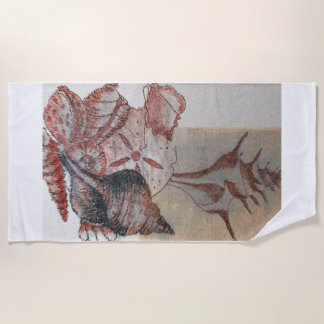 Rum Cay, Bahamas, Seashells: Beach Towel