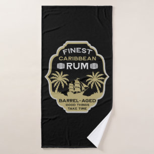 Rum Drinker Gift Bath Towel