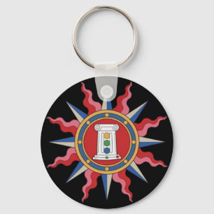 RUM Keychain with Black Background