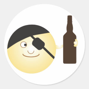 Rum Loving Pirate Emoji Stickers